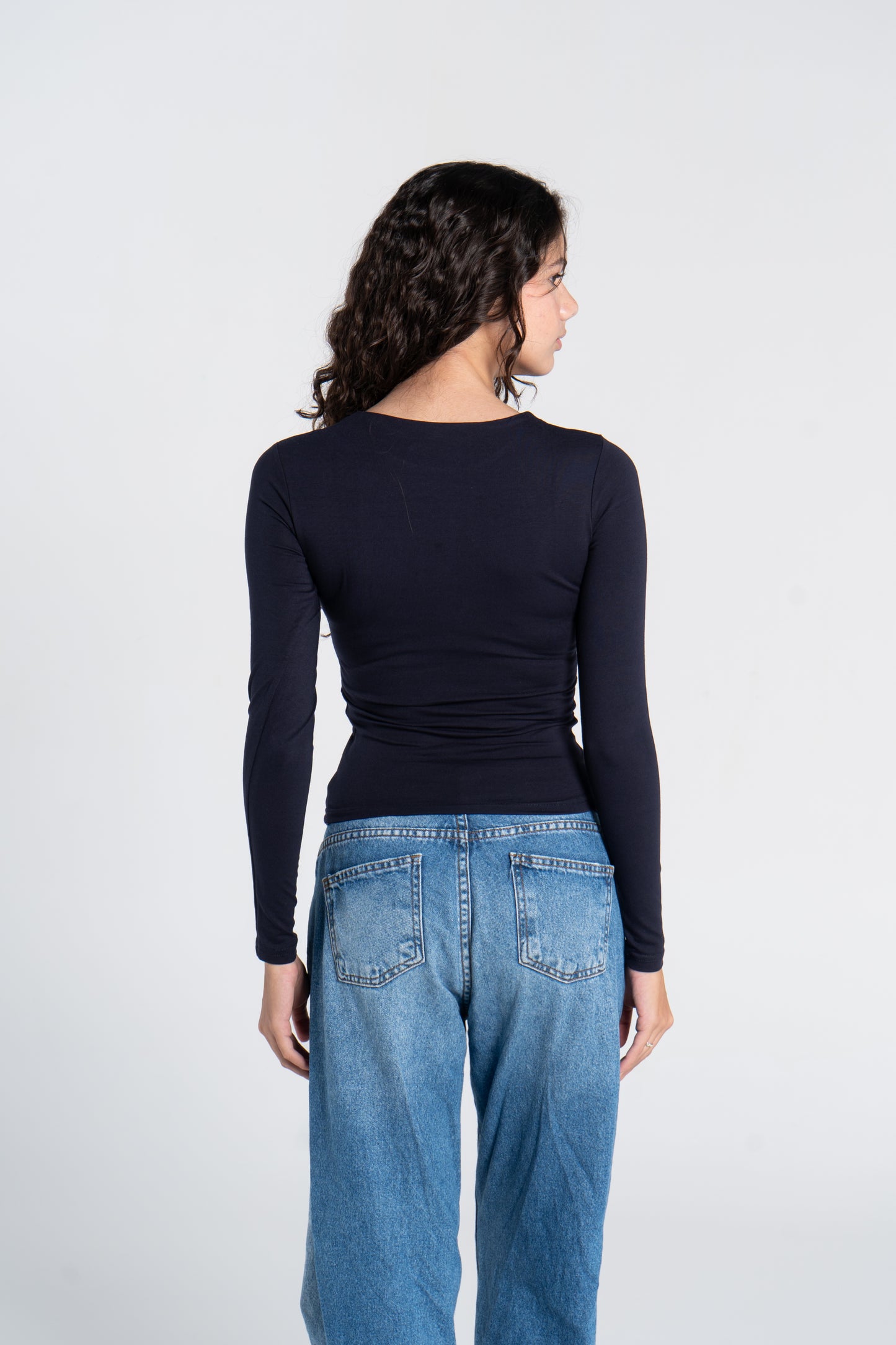 COTTON ROUND NECK LONG SLEEVE