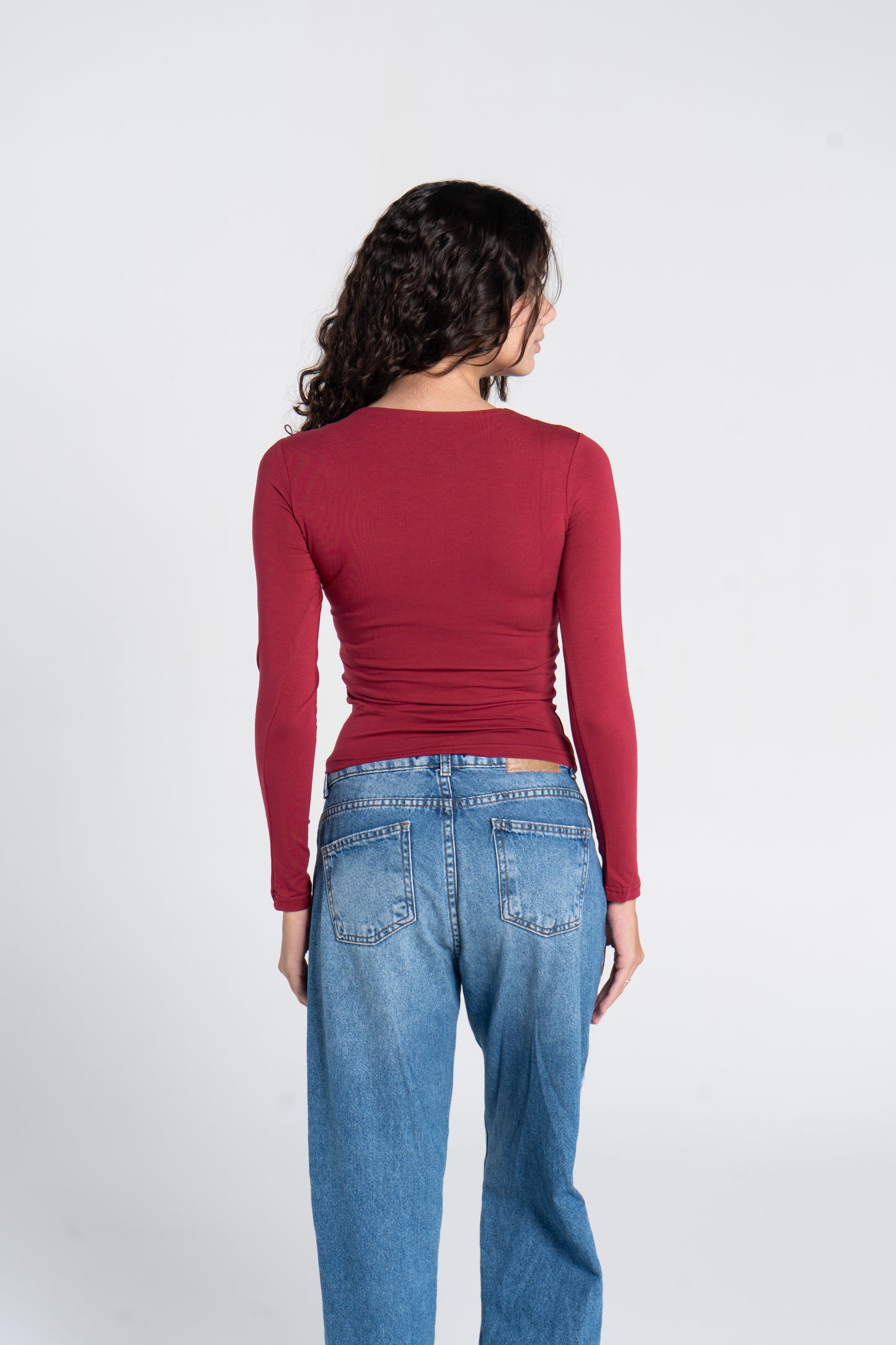 COTTON ROUND NECK LONG SLEEVE