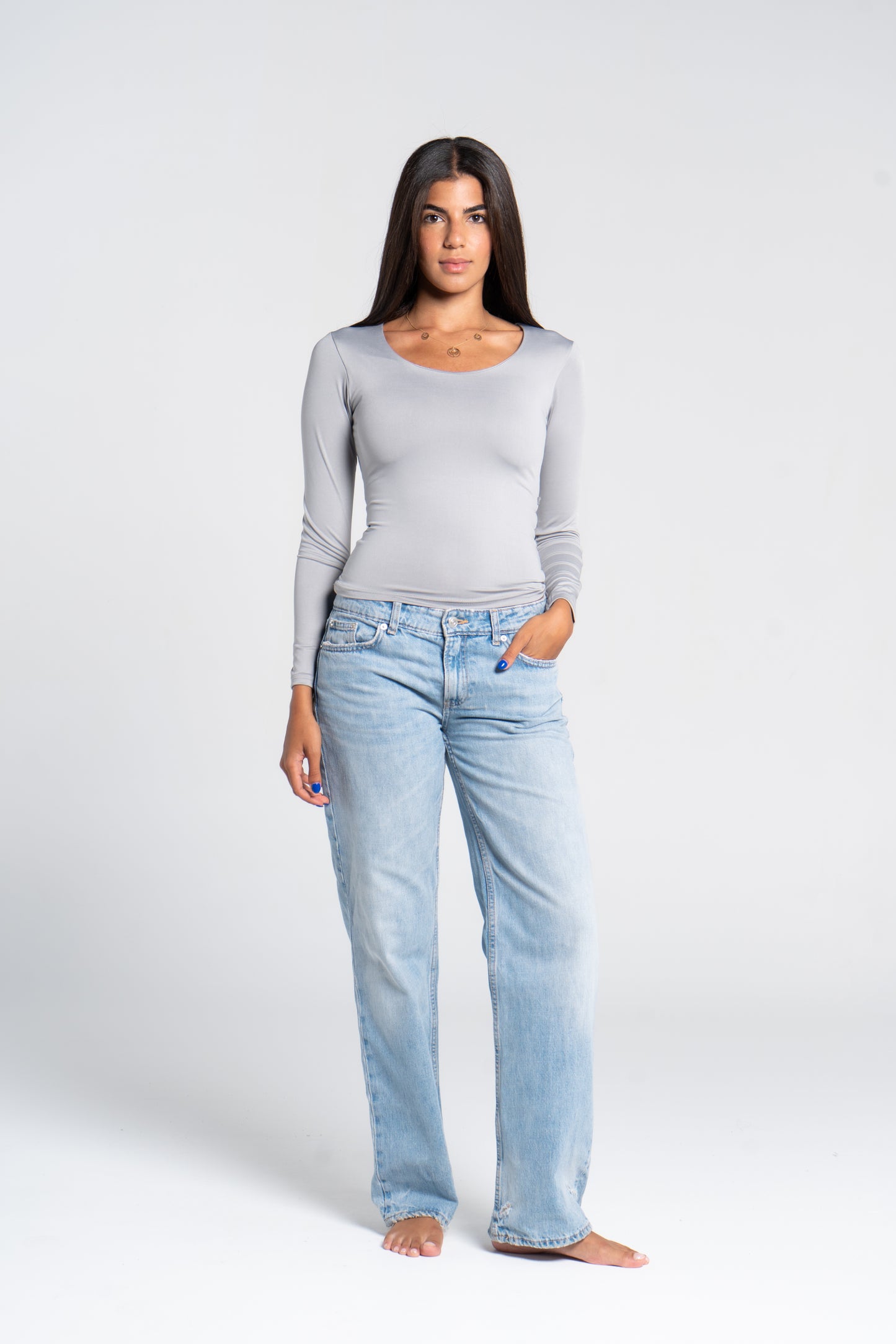 WIDE NECK LONG SLEEVE