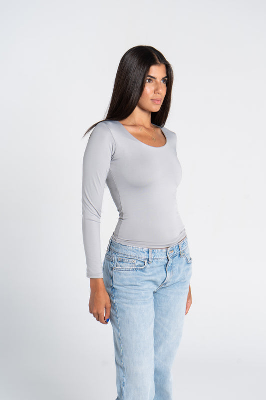 WIDE NECK LONG SLEEVE