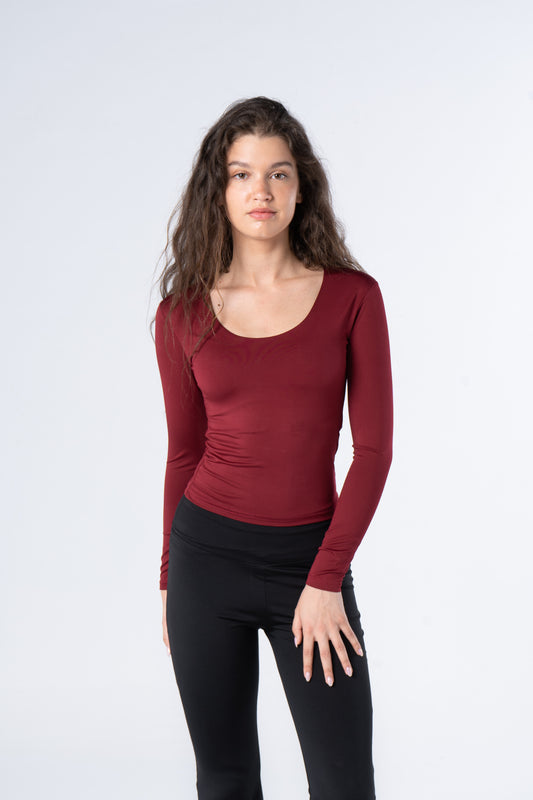 WIDE NECK LONG SLEEVE