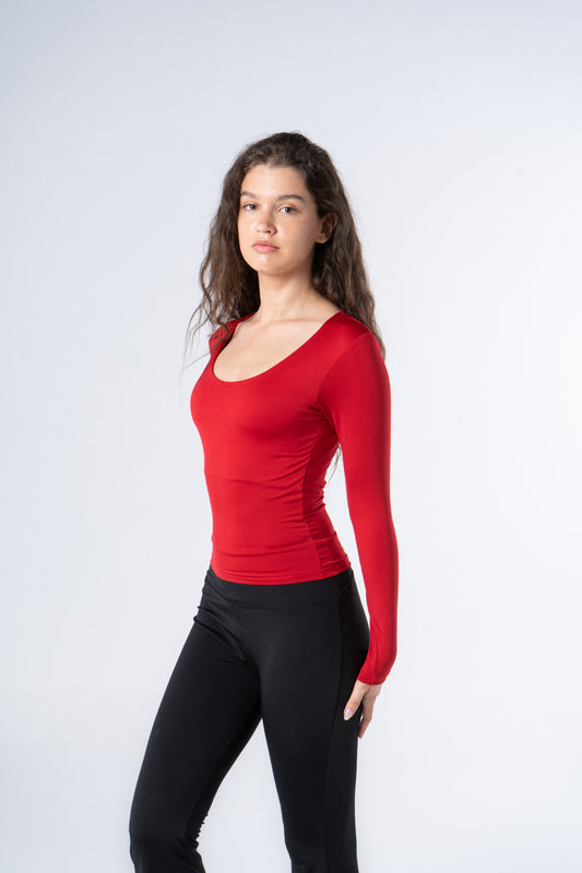 WIDE NECK LONG SLEEVE