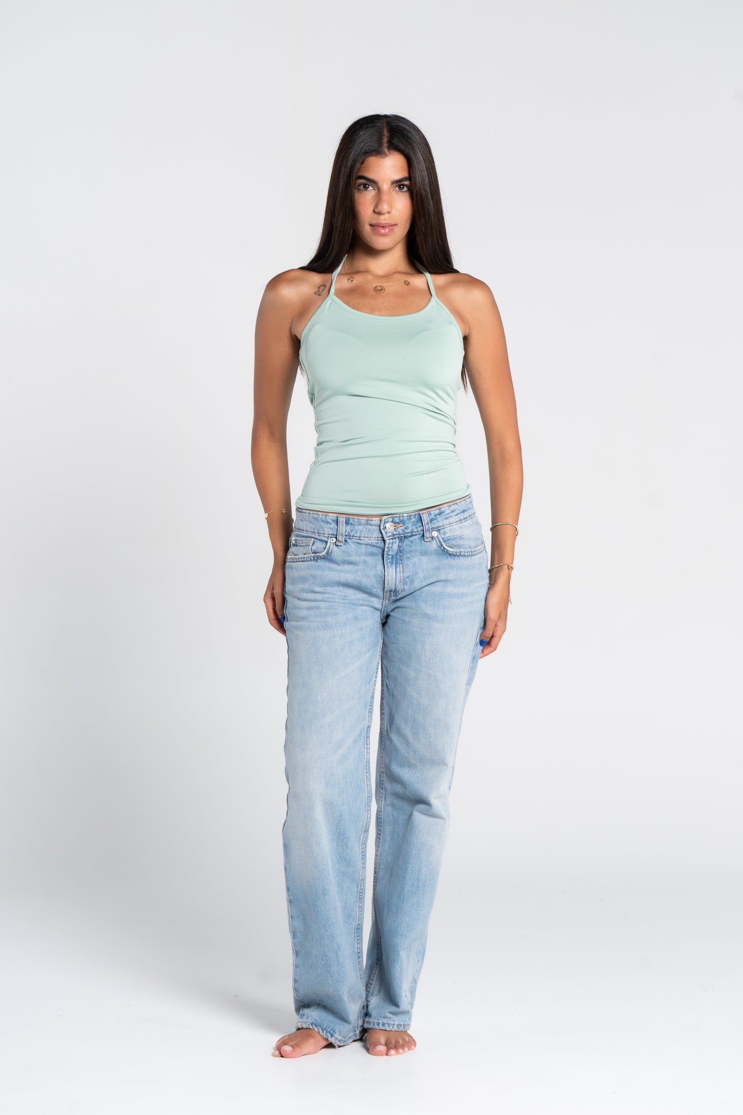 HALTER TIE TOP