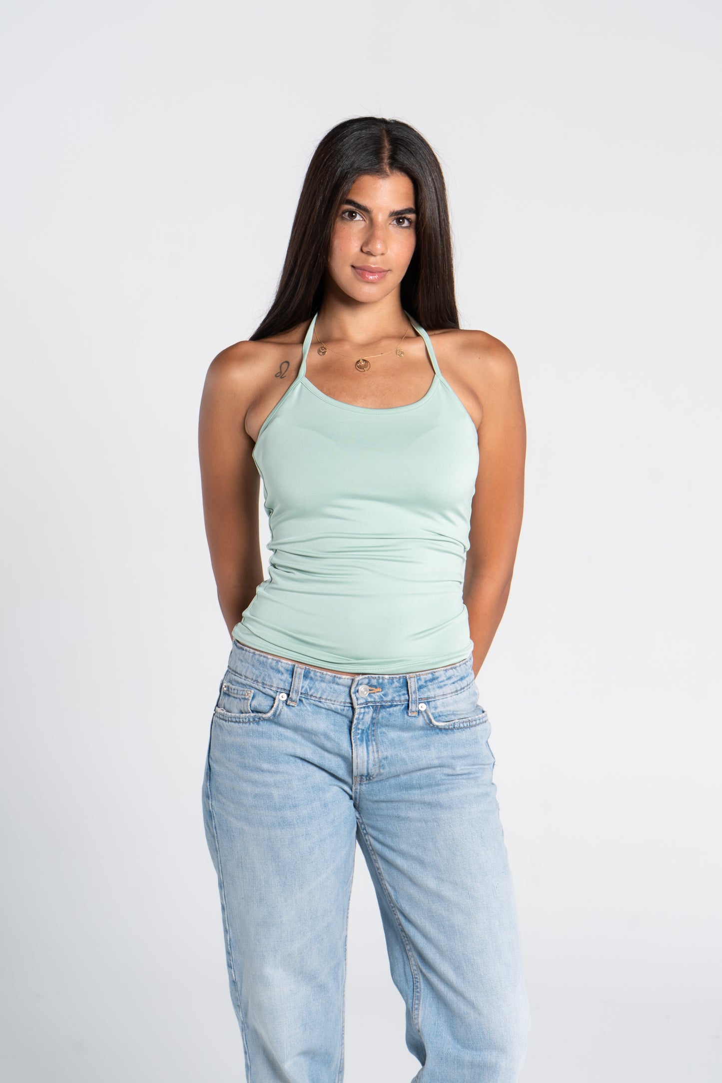 HALTER TIE TOP