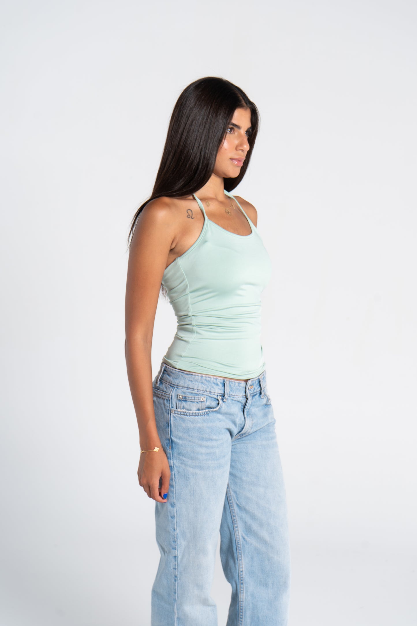 HALTER TIE TOP