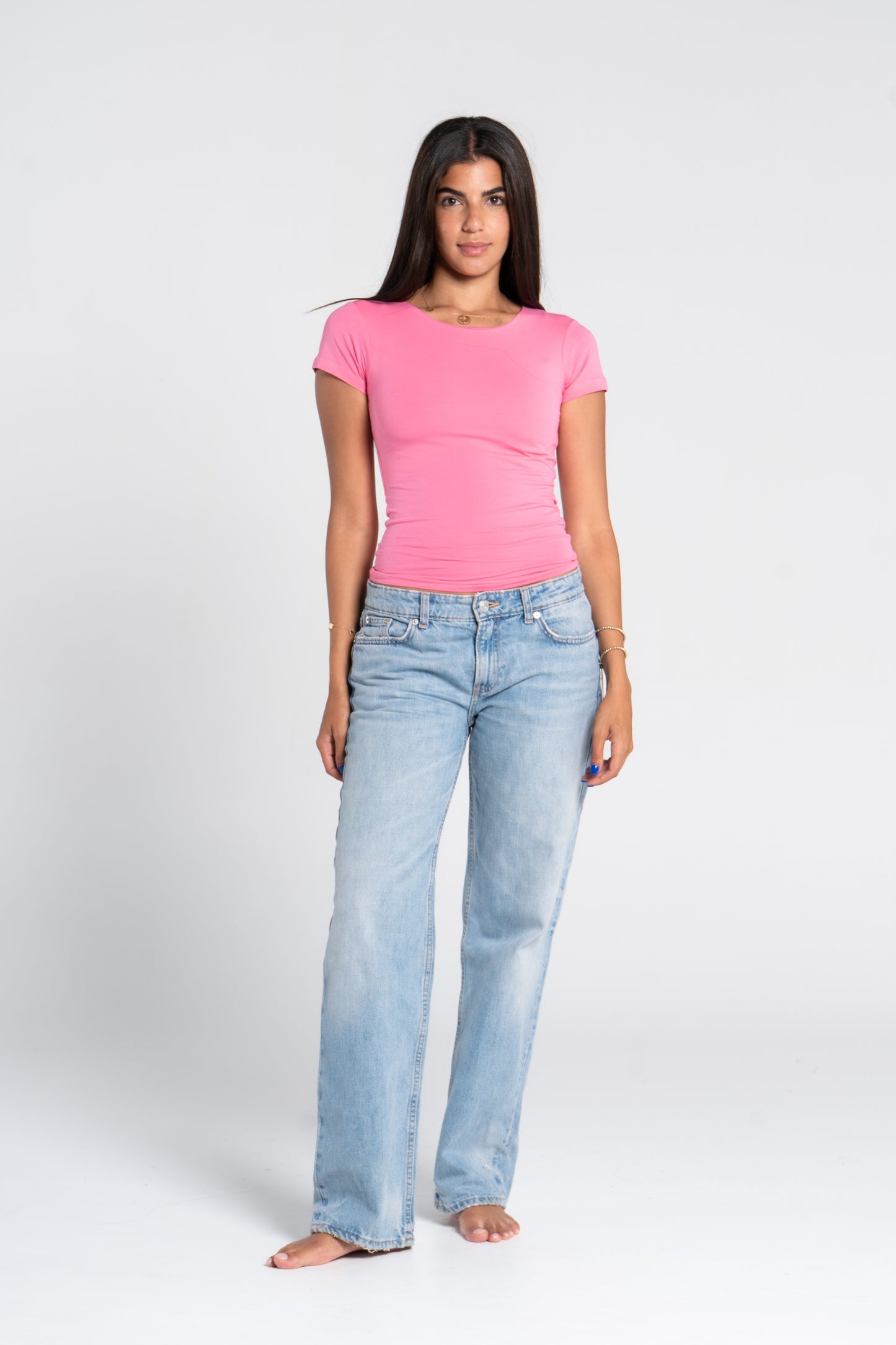 COTTON ROUND NECK SHORT SLEEVE