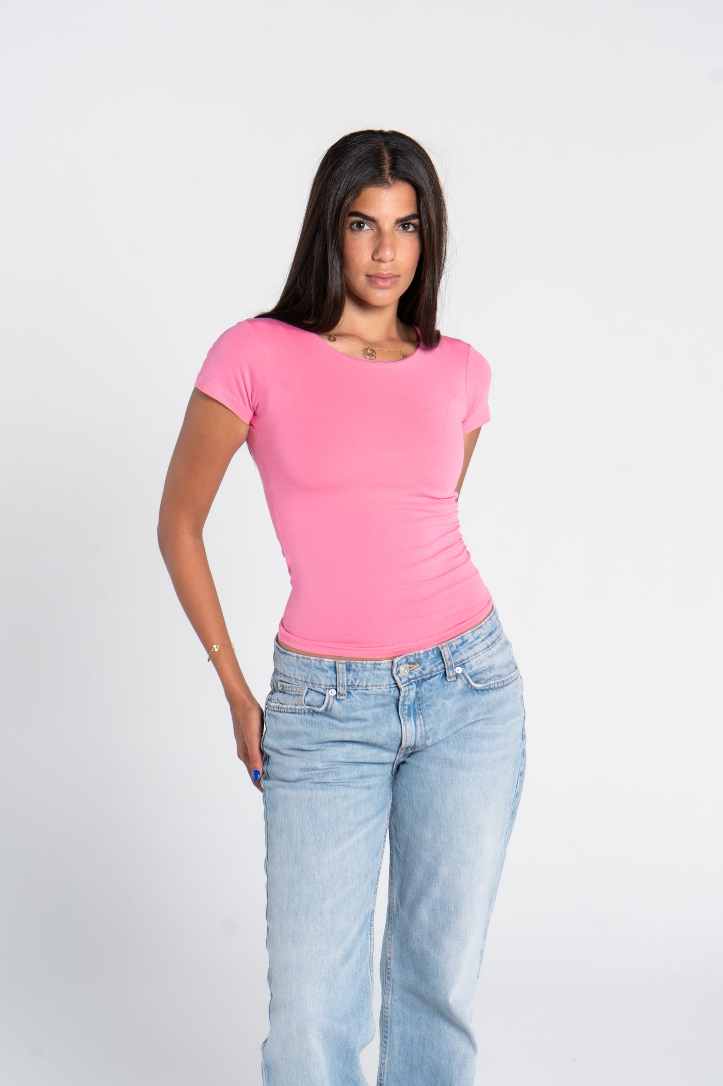COTTON ROUND NECK SHORT SLEEVE