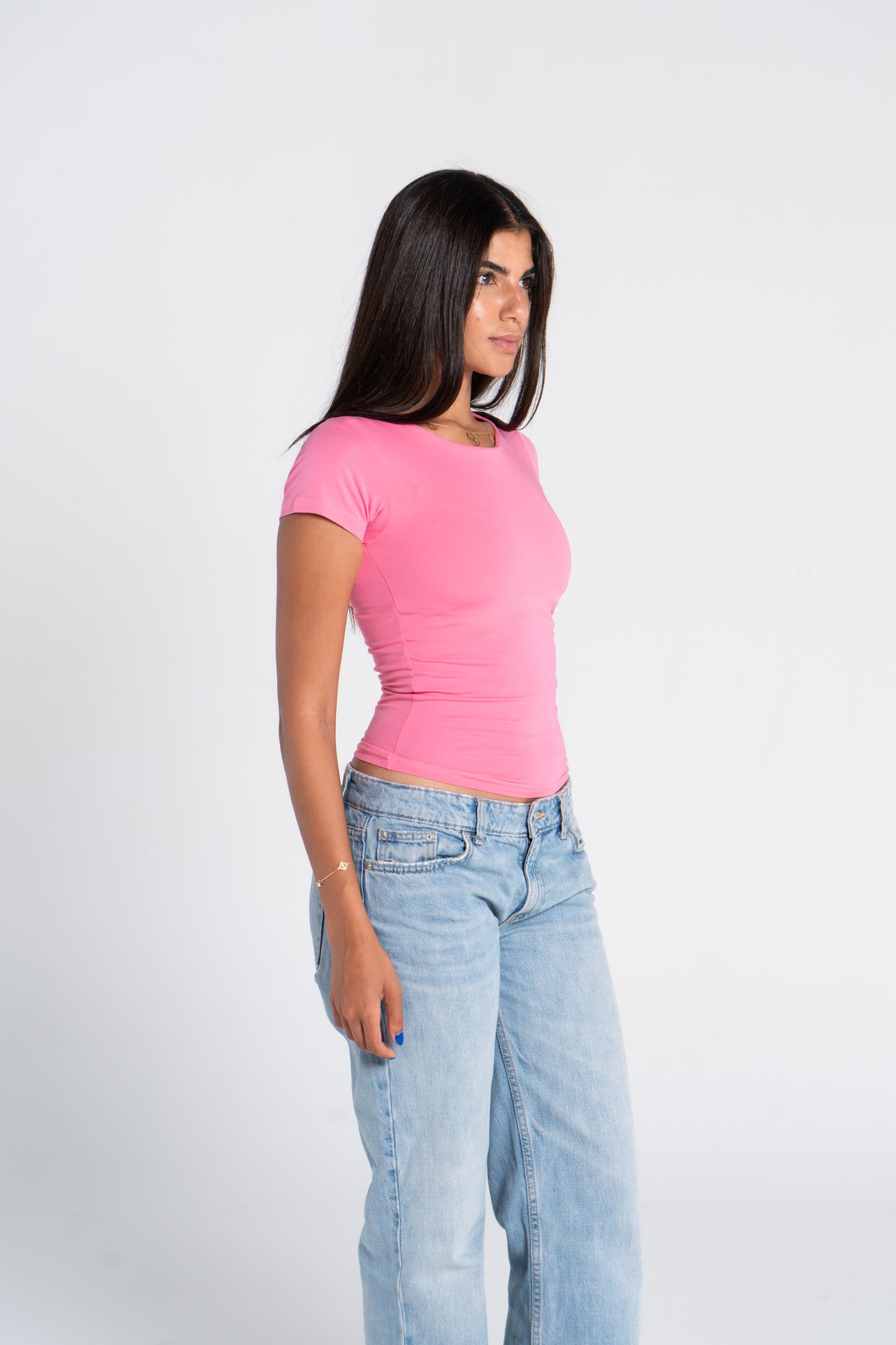 COTTON ROUND NECK SHORT SLEEVE