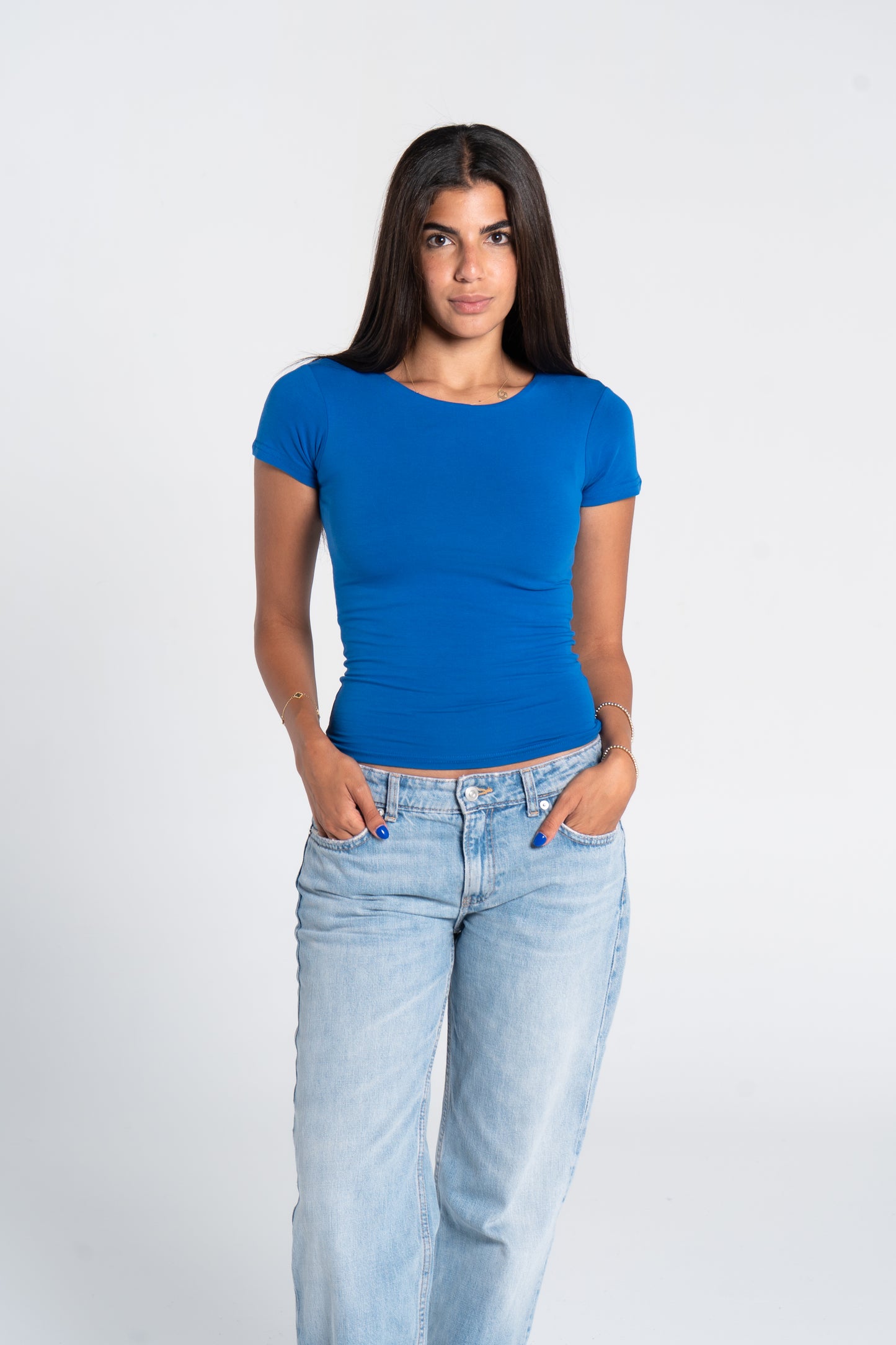 COTTON ROUND NECK SHORT SLEEVE
