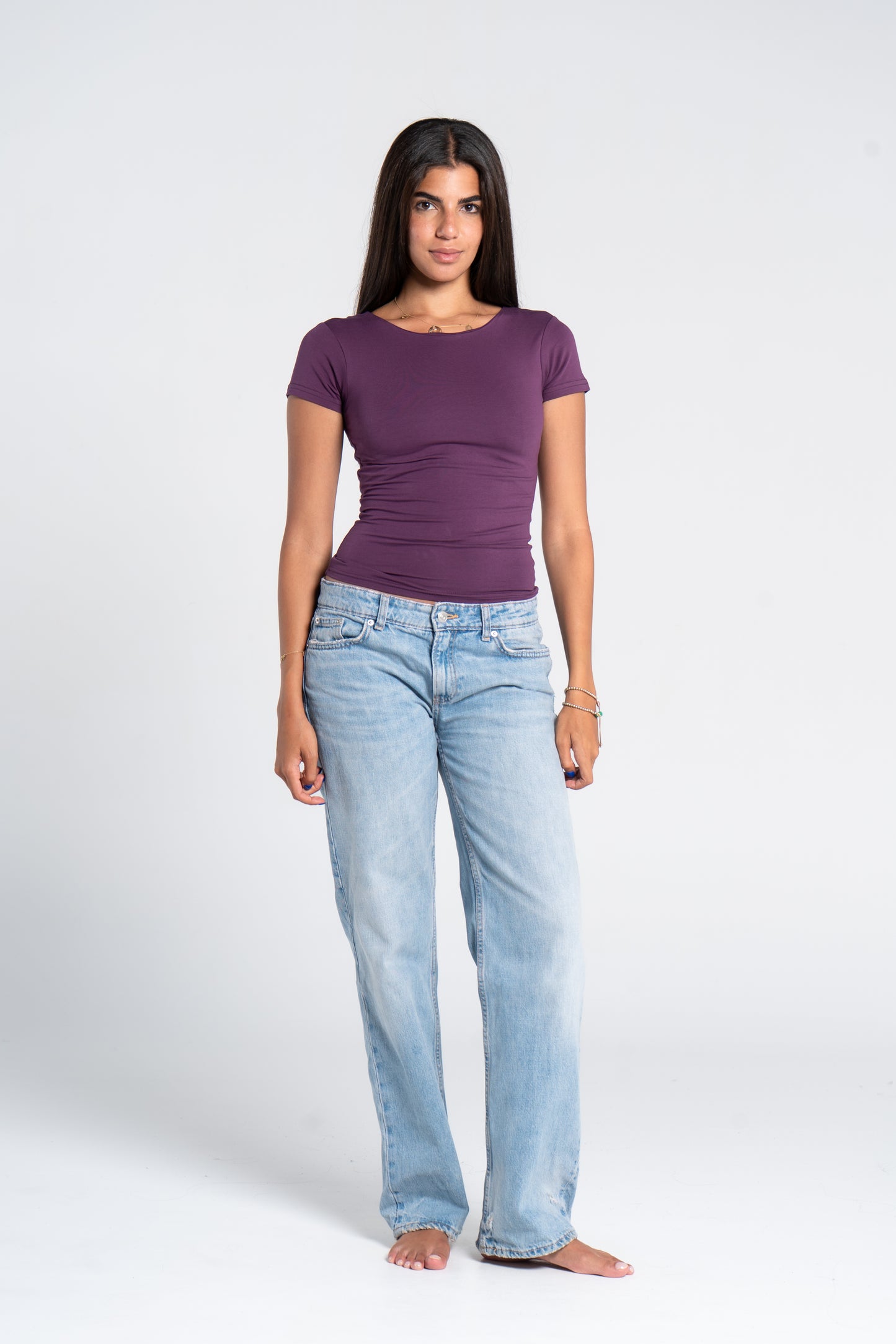COTTON ROUND NECK SHORT SLEEVE