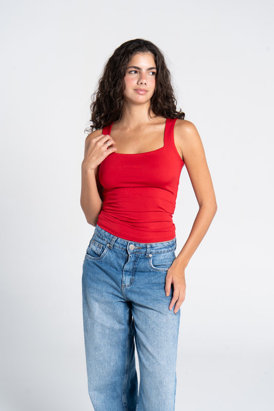 SQUARE NECK TANK TOP