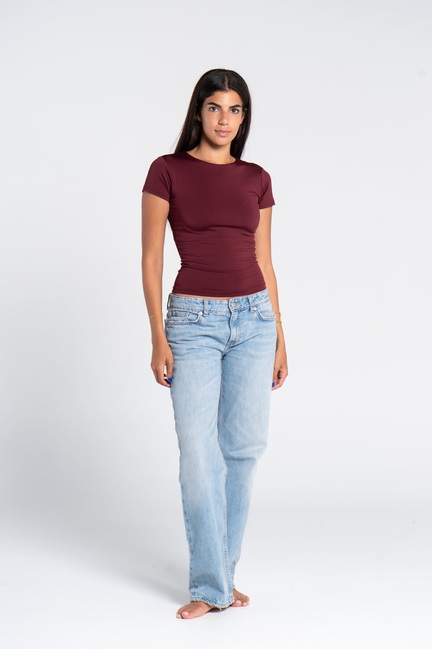 ROUND NECK SHORT SLEEVE        ( COLORS )