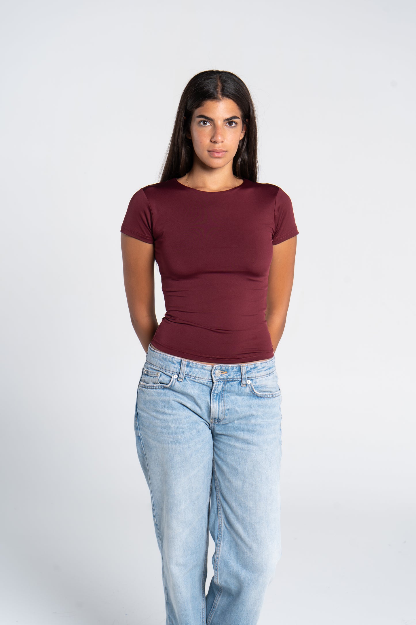 ROUND NECK SHORT SLEEVE        ( COLORS )