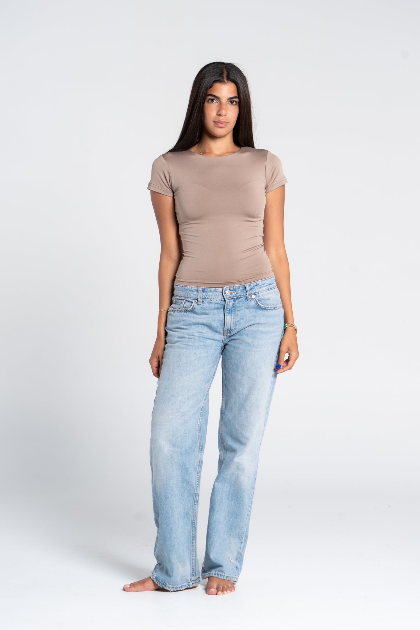 ROUND NECK SHORT SLEEVE        ( COLORS )