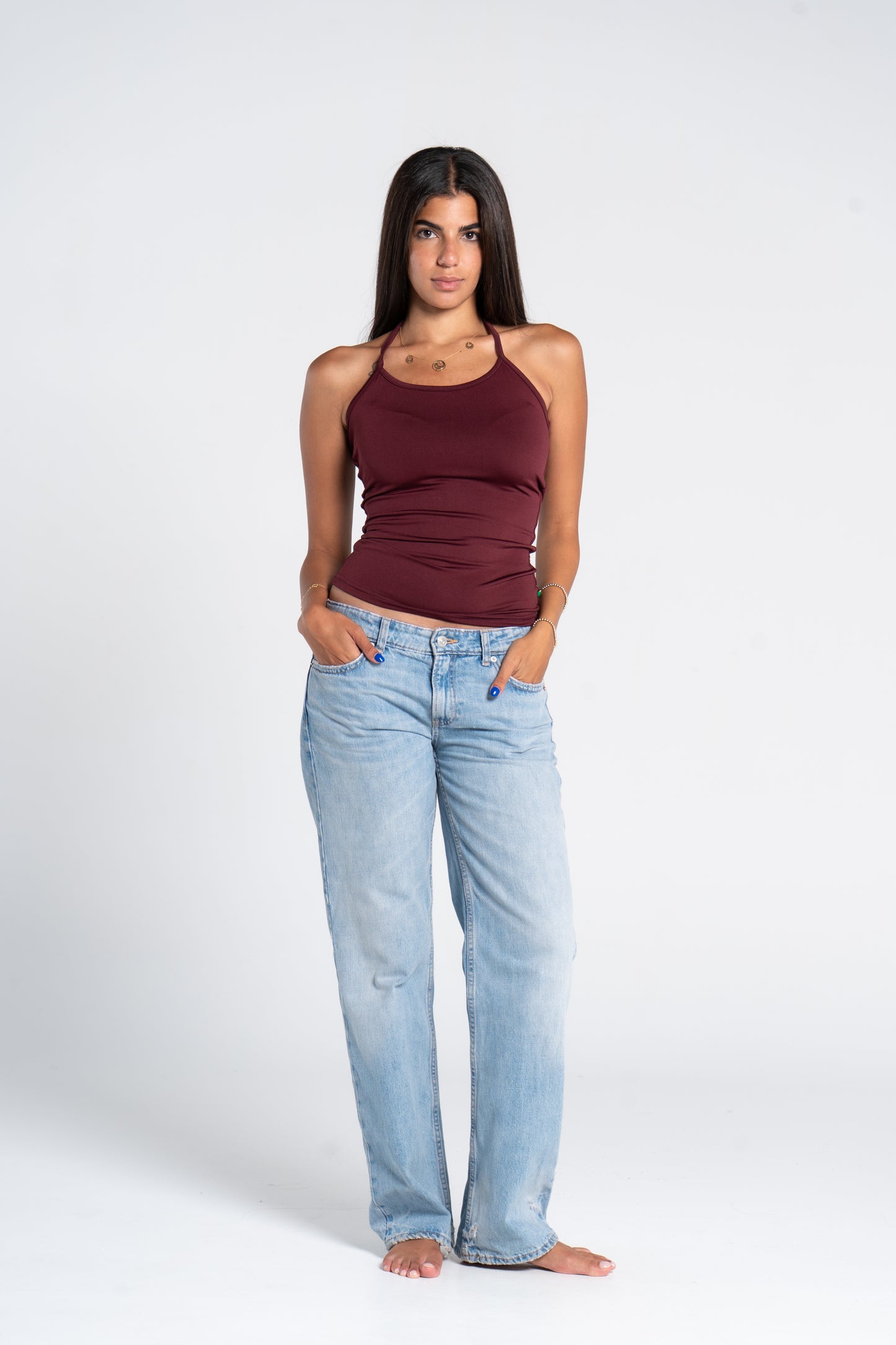 HALTER TIE TOP