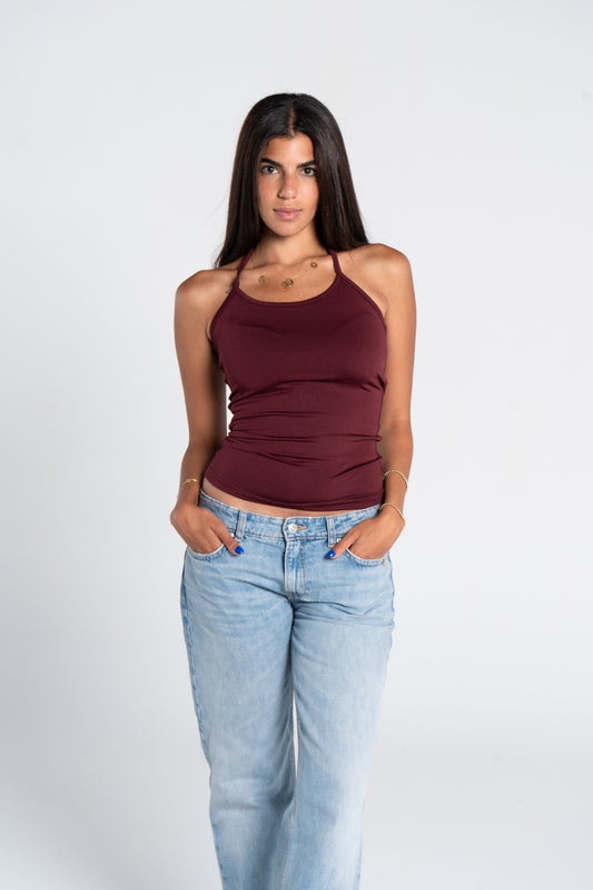 HALTER TIE TOP