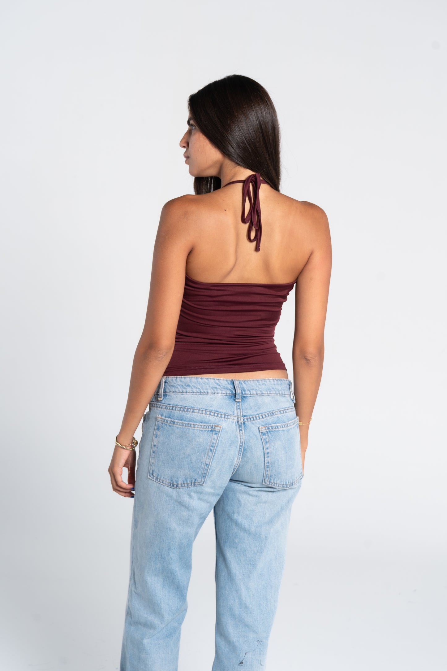 HALTER TIE TOP