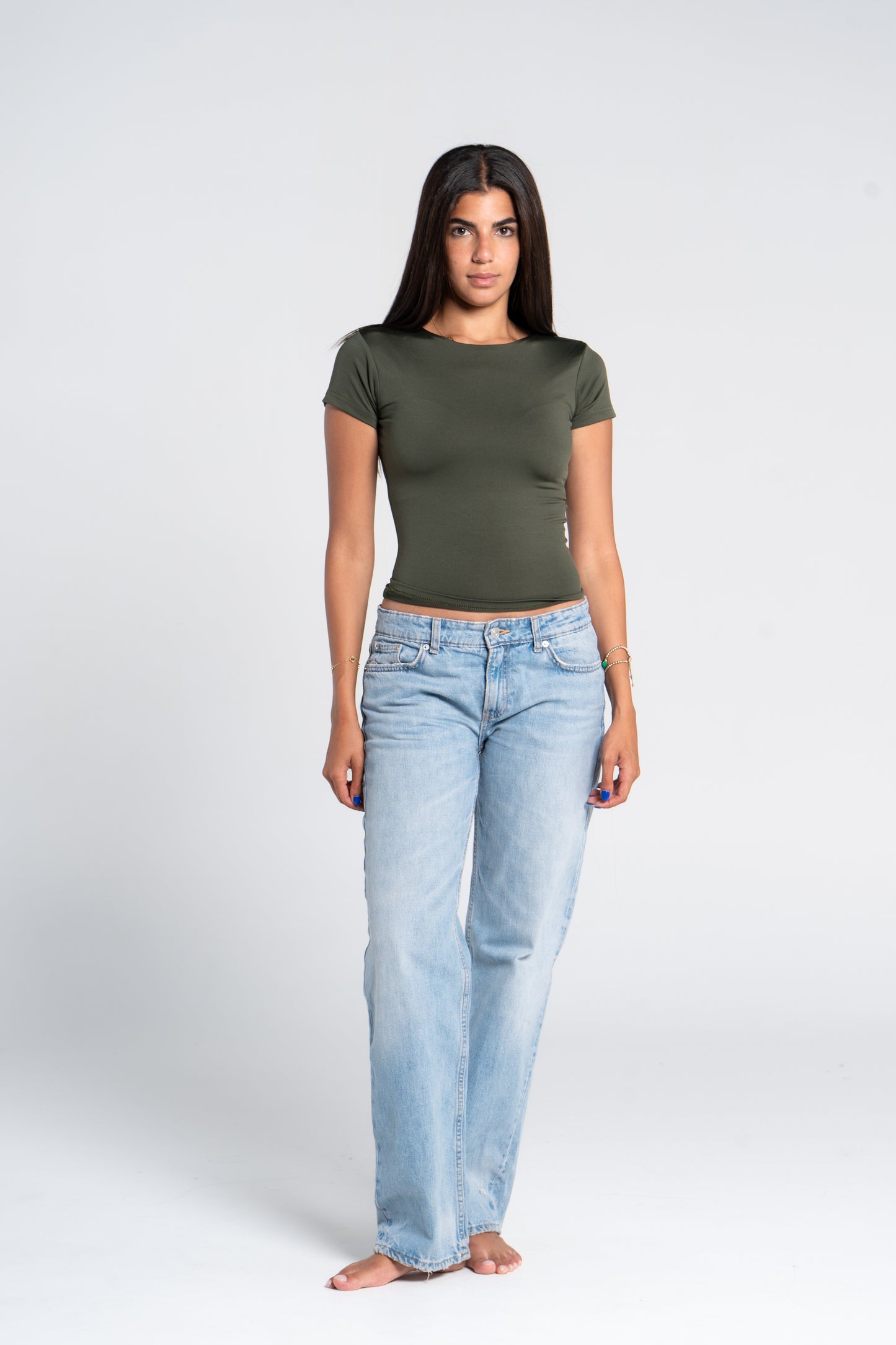 ROUND NECK SHORT SLEEVE        ( COLORS )