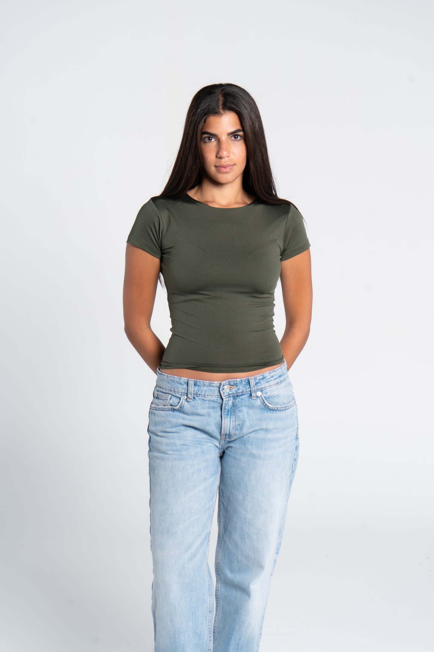 ROUND NECK SHORT SLEEVE        ( COLORS )