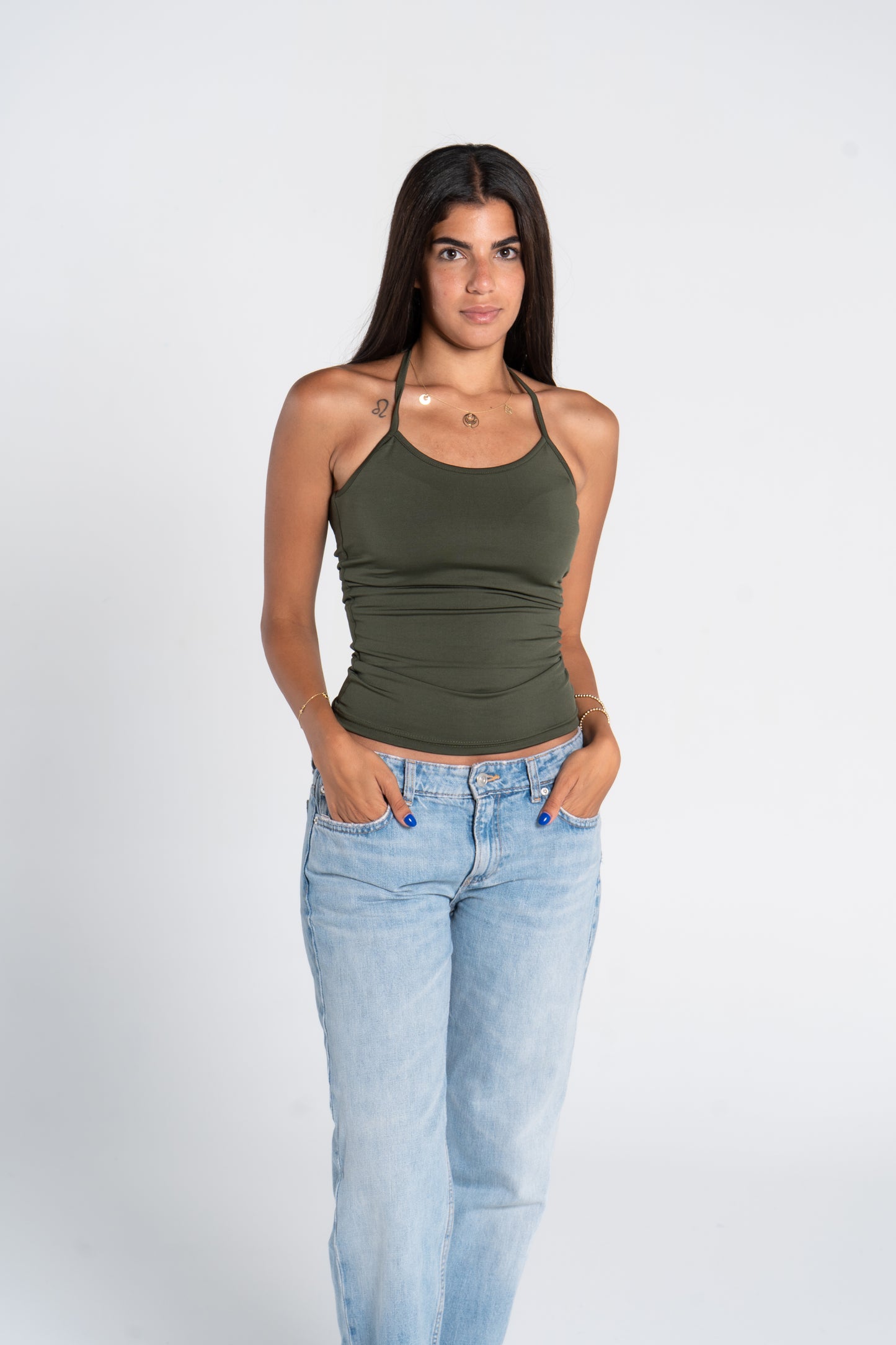 HALTER TIE TOP