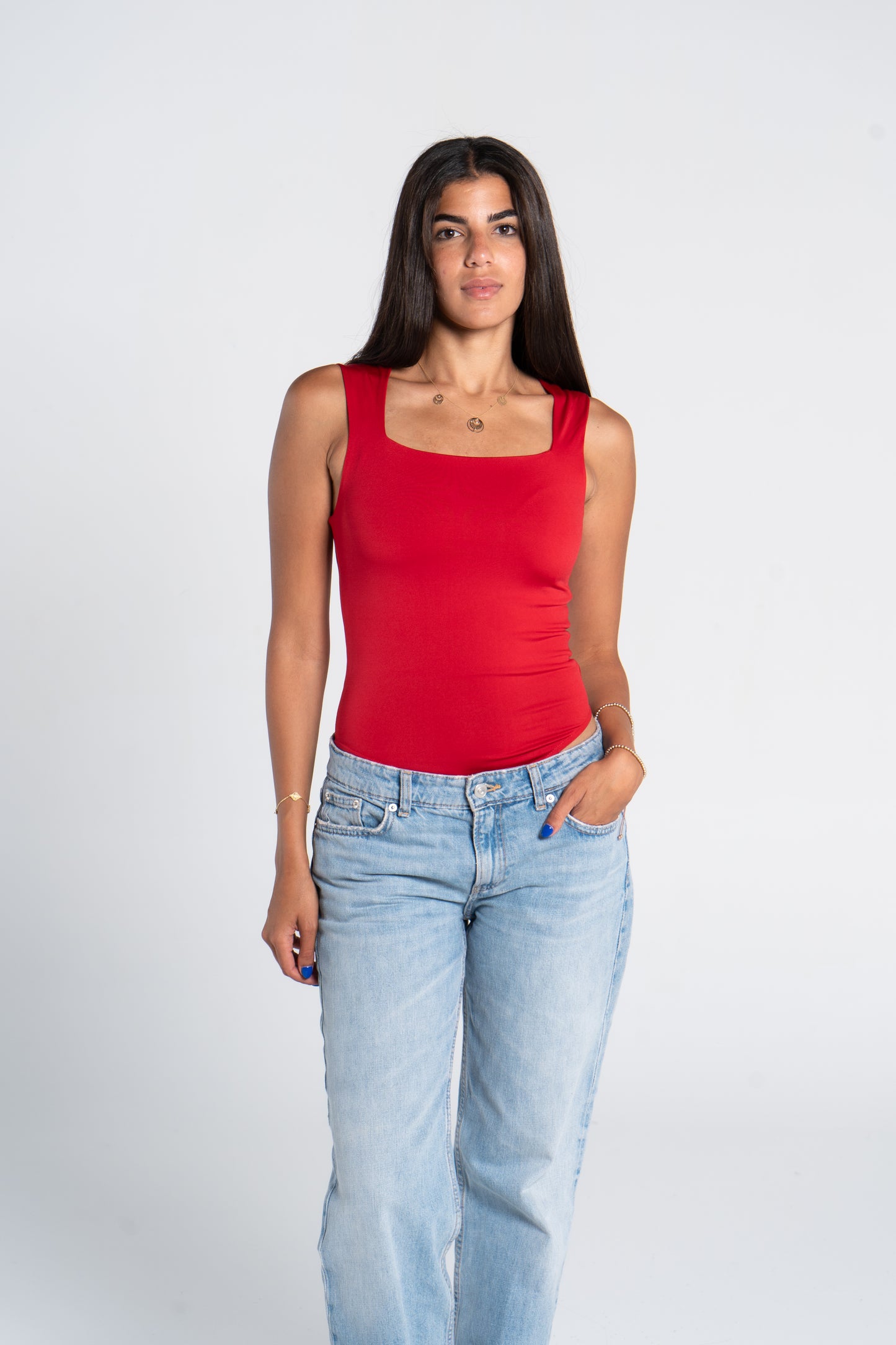SQUARE NECK BODYSUIT