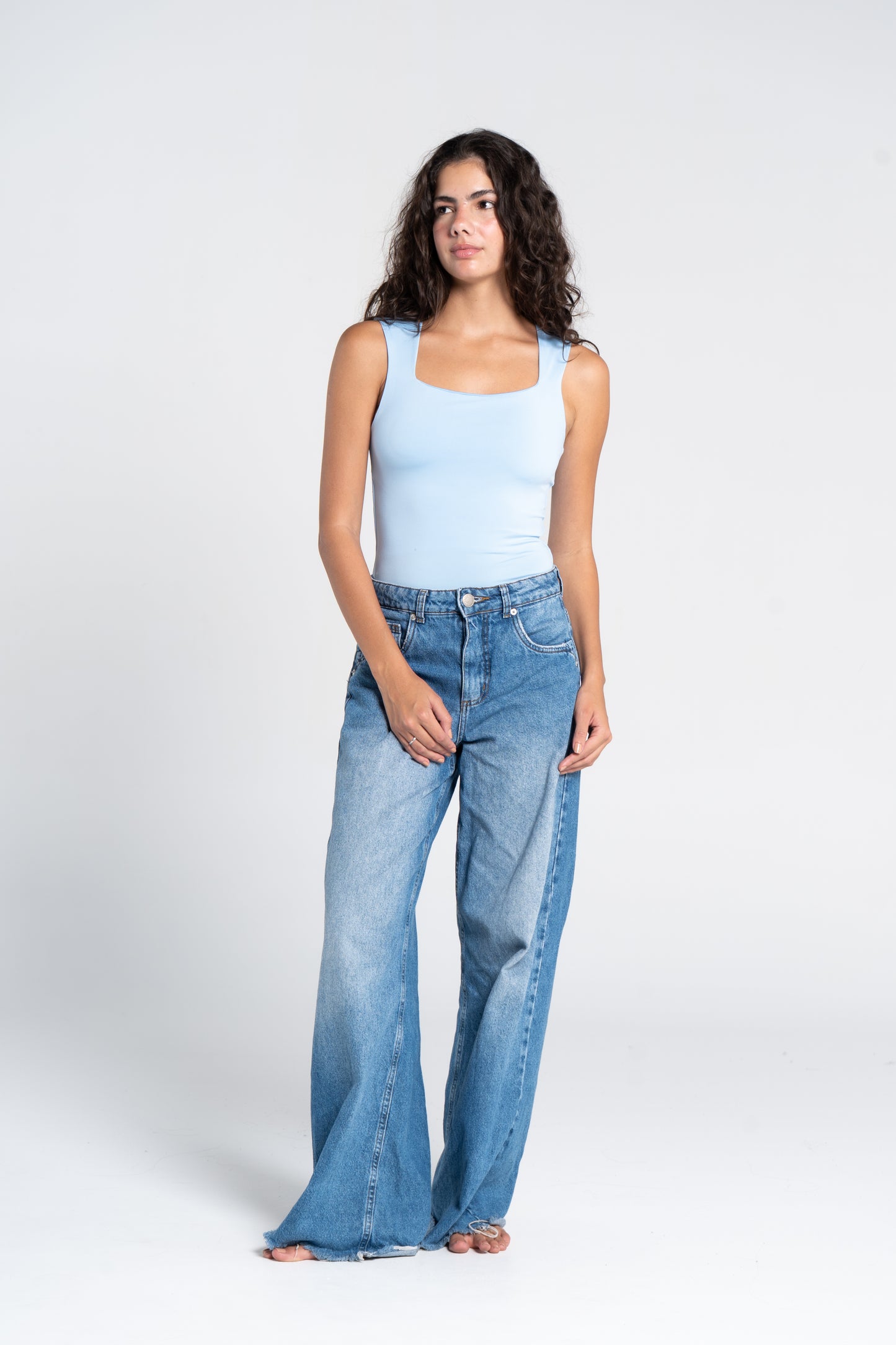 SQUARE NECK BODYSUIT