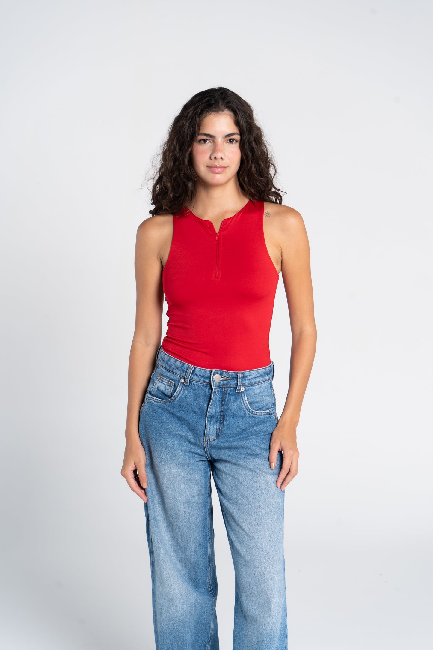 ZIPPER BODYSUIT