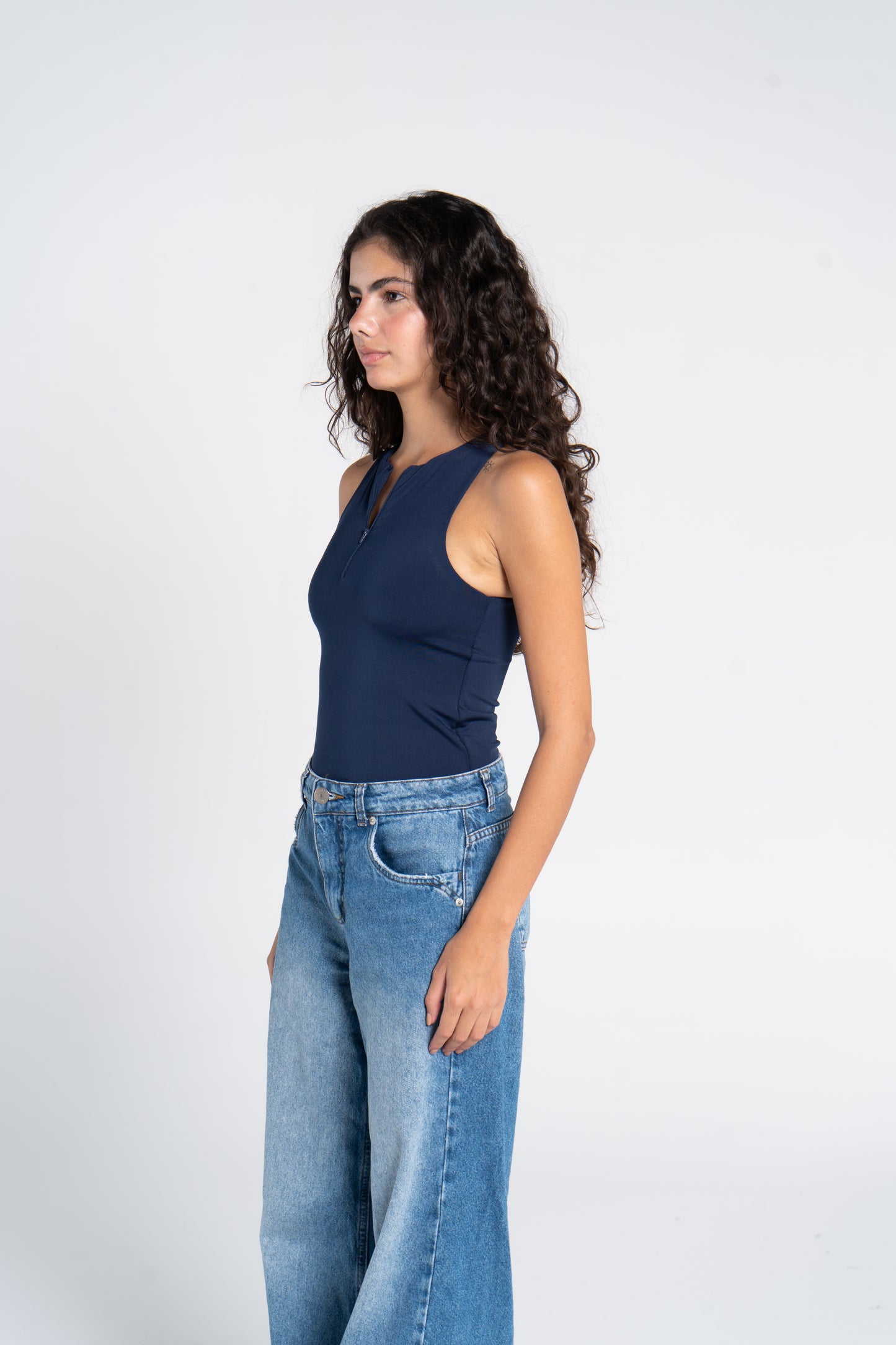 ZIPPER BODYSUIT