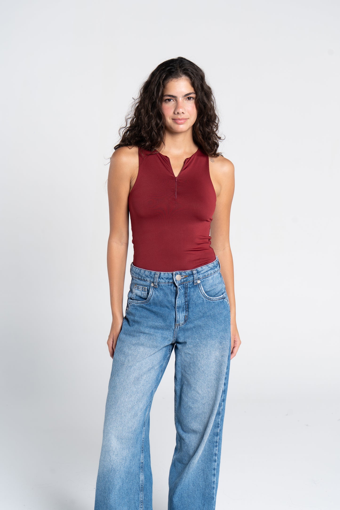 ZIPPER BODYSUIT