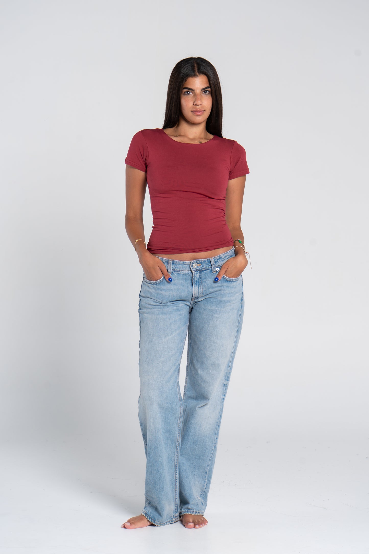 COTTON ROUND NECK SHORT SLEEVE