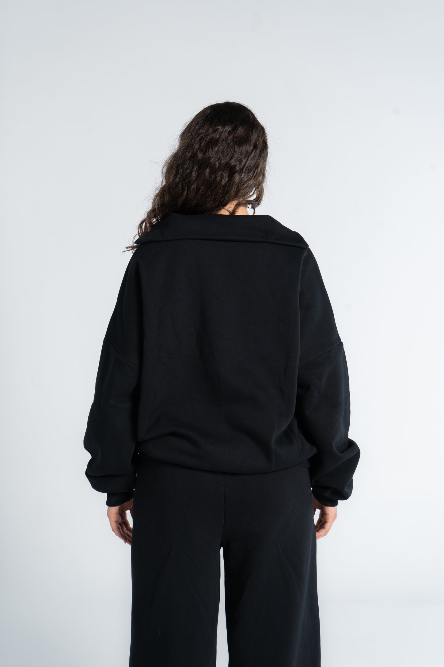 (EXTRA) HIGH NECK ZIPPER  SWEAT SHIRT