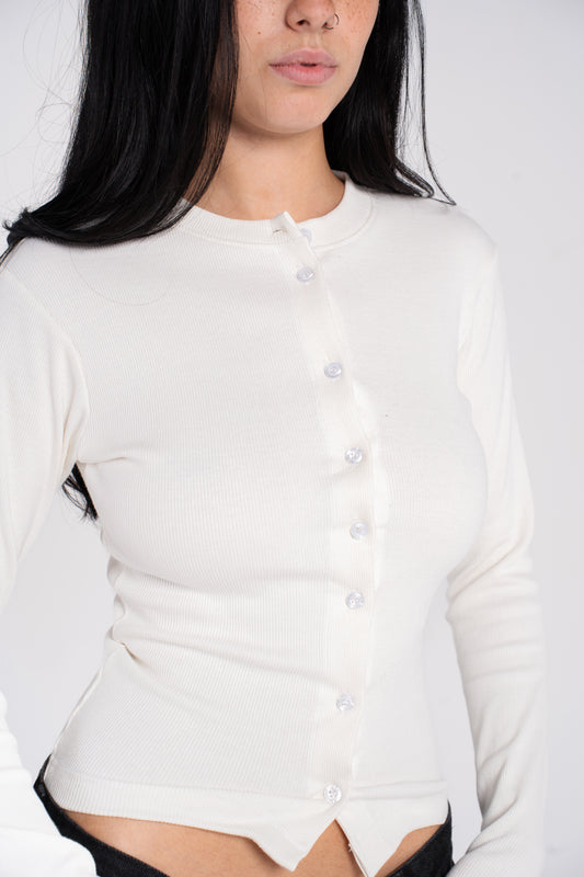 FULL BUTTONS LONG SLEEVE TOP