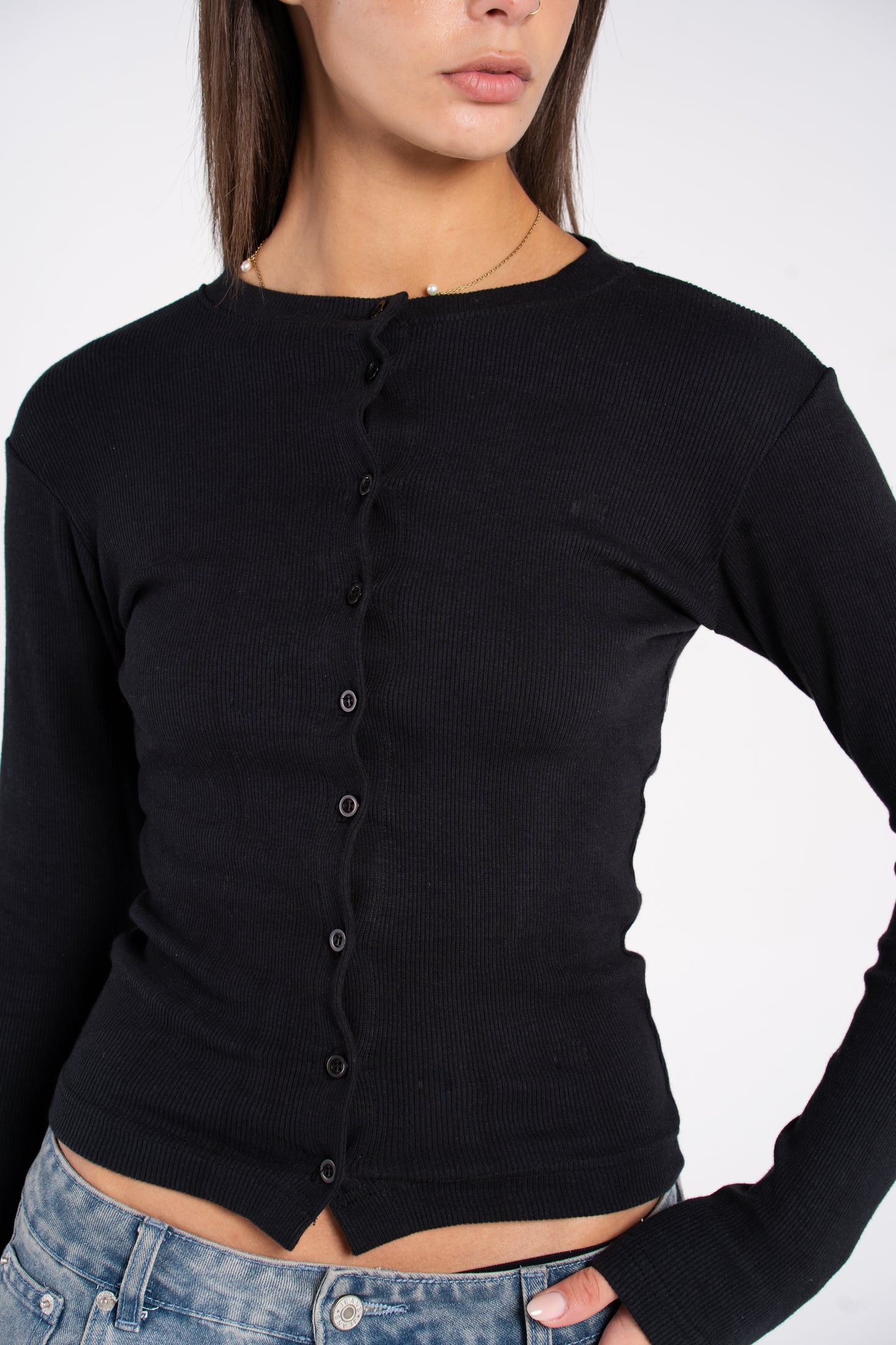 FULL BUTTONS LONG SLEEVE TOP