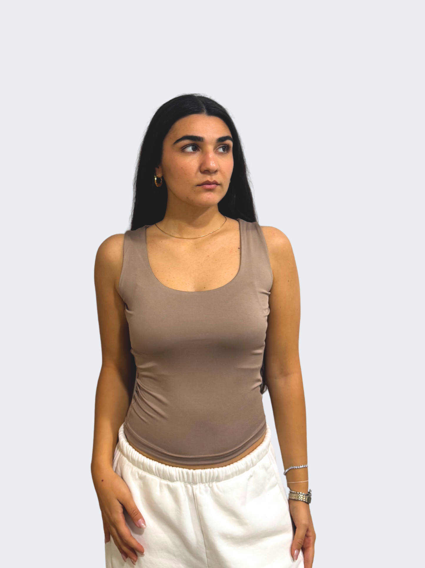 TANK TOP WIDE NECK