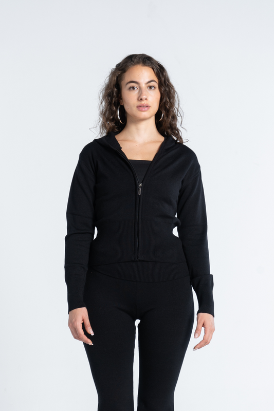 KNIT FITTED JACKET